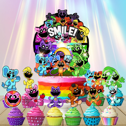 Smiling plushy tableware - smiling, party